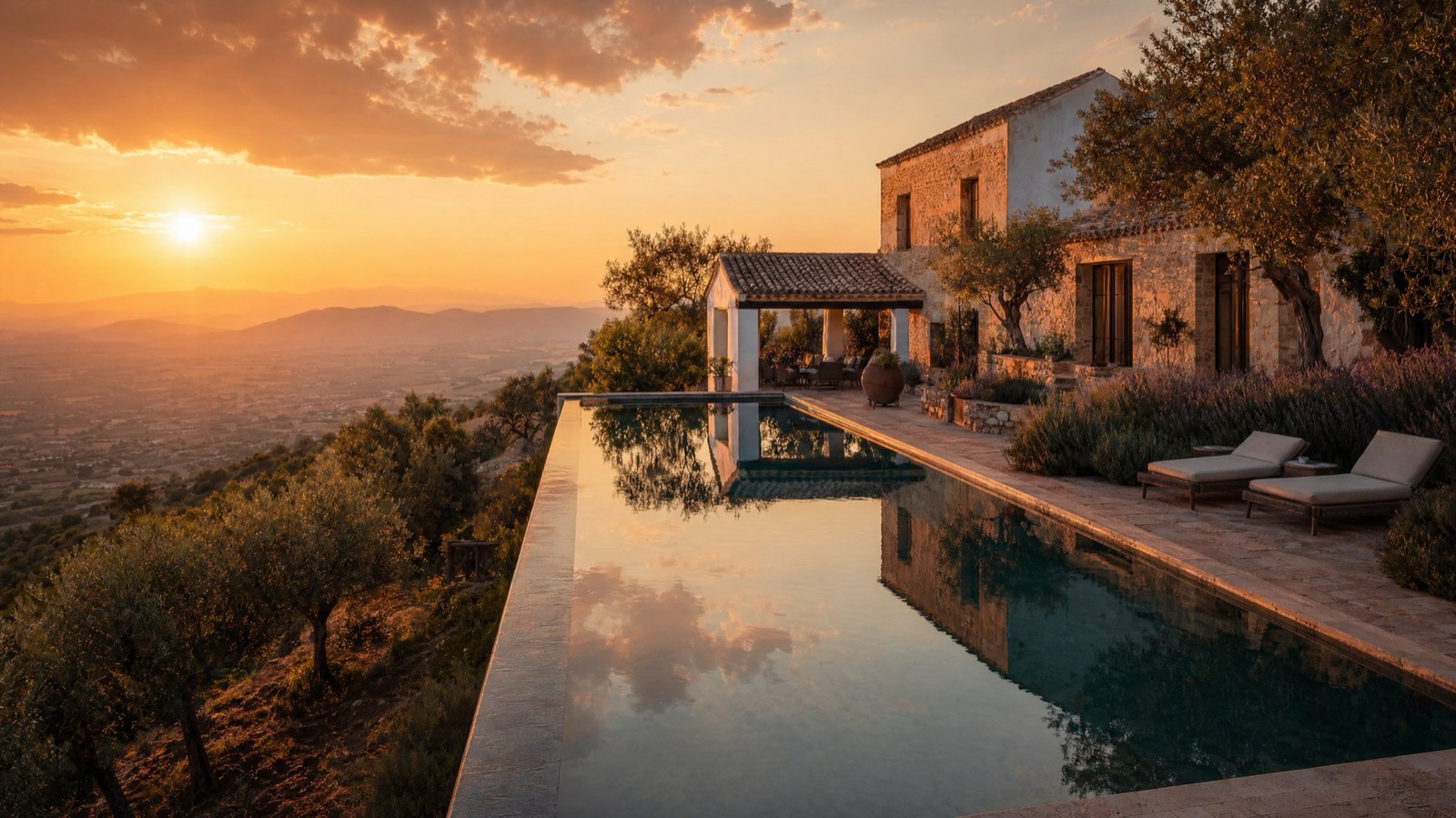 Cortijo de lujo · capa de experiencia