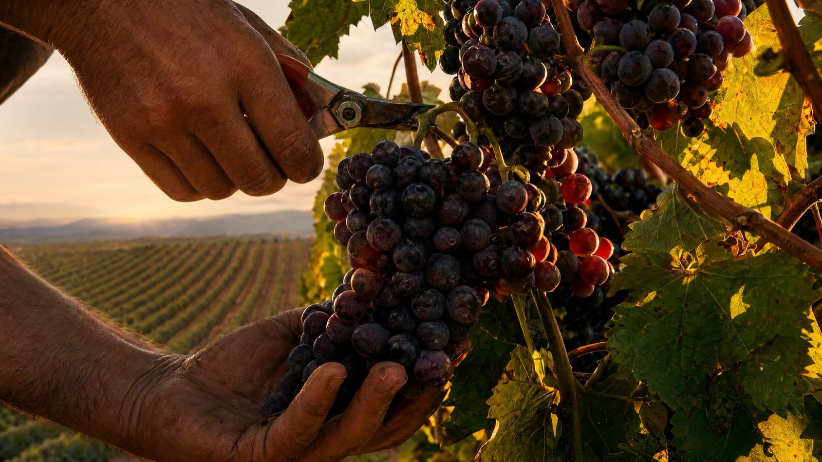 Vendimia manual · viñedo premium